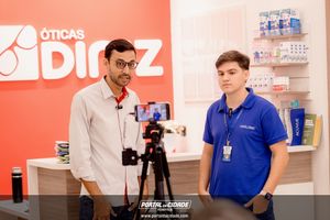 Inaugura&ccedil;&atilde;o &Oacute;ticas Diniz Pen&aacute;polis 