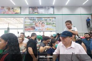Inaugura&ccedil;&atilde;o Supermercado Irm&atilde;os Gon&ccedil;alves da Avenida Mamor&eacute;