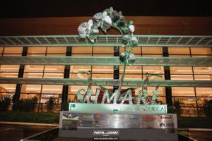Inaugura&ccedil;&atilde;o do monumento "Sumar&eacute; Cidade Orqu&iacute;dea"