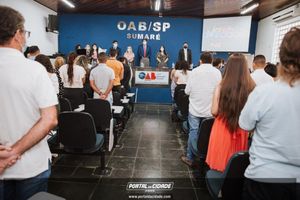OAB Sumar&eacute; realiza a 1&ordf; entrega do ano das carteiras aos novos Advogados
