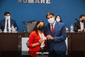 OAB Sumar&eacute; realiza a 1&ordf; entrega do ano das carteiras aos novos Advogados