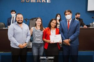 OAB Sumar&eacute; realiza a 1&ordf; entrega do ano das carteiras aos novos Advogados