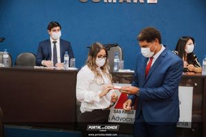 OAB Sumar&eacute; realiza a 1&ordf; entrega do ano das carteiras aos novos Advogados