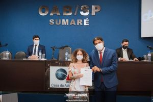 OAB Sumar&eacute; realiza a 1&ordf; entrega do ano das carteiras aos novos Advogados