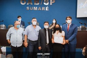 OAB Sumar&eacute; realiza a 1&ordf; entrega do ano das carteiras aos novos Advogados