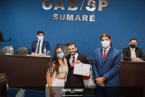 OAB Sumar&eacute; realiza a 1&ordf; entrega do ano das carteiras aos novos Advogados