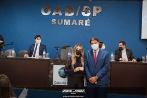 OAB Sumar&eacute; realiza a 1&ordf; entrega do ano das carteiras aos novos Advogados
