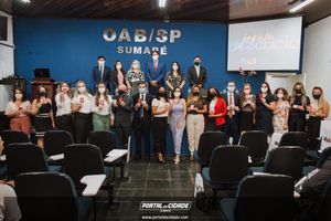 OAB Sumar&eacute; realiza a 1&ordf; entrega do ano das carteiras aos novos Advogados