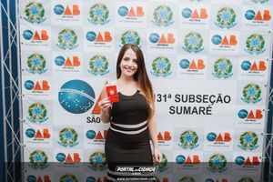 OAB Sumar&eacute; realiza a 1&ordf; entrega do ano das carteiras aos novos Advogados