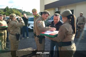Pol&iacute;cia Militar de Porto Uni&atilde;o celebra 66 anos da 2&ordf; Companhia