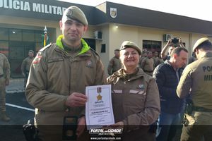 Pol&iacute;cia Militar de Porto Uni&atilde;o celebra 66 anos da 2&ordf; Companhia