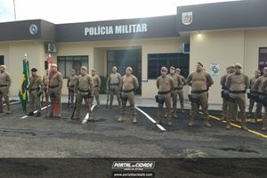 Pol&iacute;cia Militar de Porto Uni&atilde;o celebra 66 anos da 2&ordf; Companhia