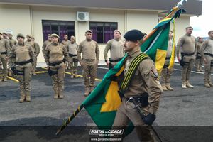 Pol&iacute;cia Militar de Porto Uni&atilde;o celebra 66 anos da 2&ordf; Companhia