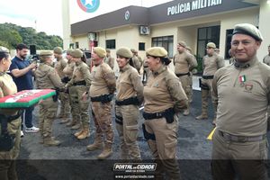 Pol&iacute;cia Militar de Porto Uni&atilde;o celebra 66 anos da 2&ordf; Companhia