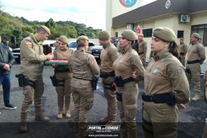 Pol&iacute;cia Militar de Porto Uni&atilde;o celebra 66 anos da 2&ordf; Companhia