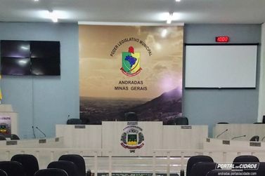 Câmara Municipal de Andradas realiza a 2ª sessão ordinária do ano nesta terça