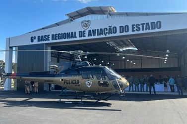 Novo hangar da 6&ordf; BRAvE da PM &eacute; inaugurado e vai atender Andradas e regi&atilde;o