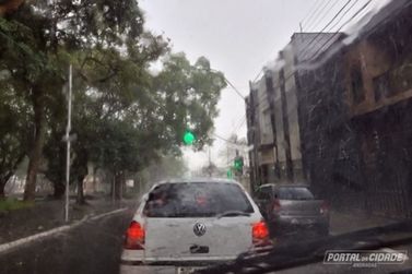 S&aacute;bado sob alerta de "perigo potencial" para chuvas e ventos fortes em Andradas