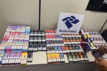 Cigarros eletr&ocirc;nicos s&atilde;o apreendidos em a&ccedil;&atilde;o conjunta da Pol&iacute;cia Civil e Receita Federal