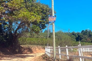 Telemidia amplia cobertura de internet 100% fibra &oacute;ptica na zona rural de Andradas