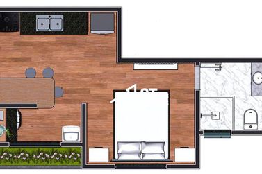 Kitnet &agrave; venda - 28m&sup2; - Jardim Do Lago