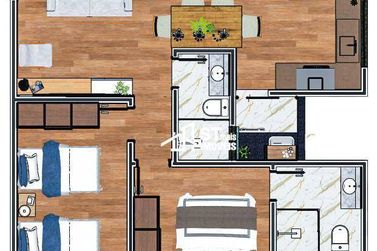 Apartamento &agrave; venda - 74m&sup2; - Jardim Do Lago