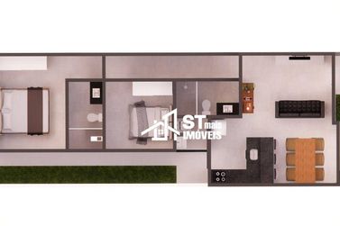 Casa &agrave; venda - 77m&sup2; - Jo&atilde;o Teixeira Filho