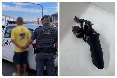 Homem &eacute; preso ap&oacute;s tentar atirar em amigo do filho durante briga em Atibaia