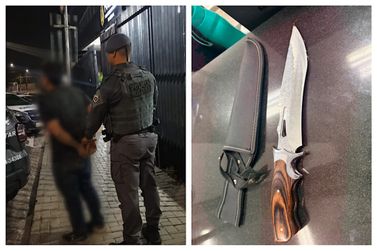Homem &eacute; preso em Atibaia ap&oacute;s amea&ccedil;ar mulher de morte