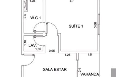 Apartamento &agrave; venda - 44m&sup2; - ALVINOPOLIS
