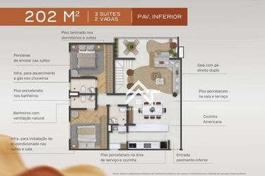 Apartamento &agrave; venda - 128m&sup2; - Centro