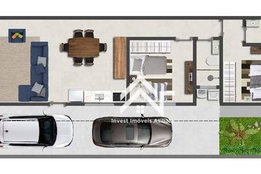 Casa &agrave; venda - 65m&sup2; - Vale das Flores