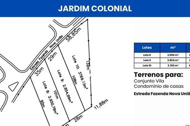 Terreno &agrave; venda - 2854m&sup2; - Jardim Colonial