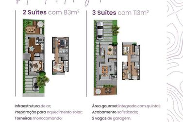 Casa &agrave; venda - 112m&sup2; - Residencial Vue26