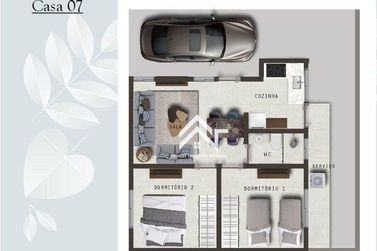 Casa &agrave; venda - 47m&sup2; - Caetetuba