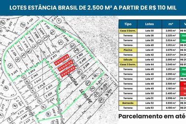 Terreno &agrave; venda - 2213m&sup2; - Jardim Est&acirc;ncia Brasil