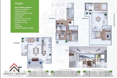 Apartamento &agrave; venda - 74m&sup2; - Nova Gard&ecirc;nia