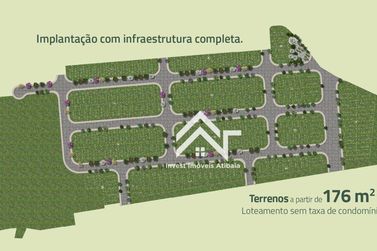 Terreno &agrave; venda - 176m&sup2; - Loteamento Loanda