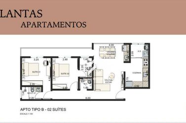 Apartamento &agrave; venda - 65m&sup2; - Centro