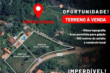 Terreno &agrave; venda - 2587m&sup2; - Port&atilde;o