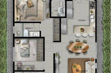 Casa &agrave; venda - 105m&sup2; - Marmeleiro