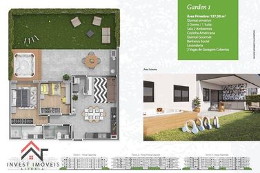 Apartamento &agrave; venda - 74m&sup2; - Nova Gard&ecirc;nia