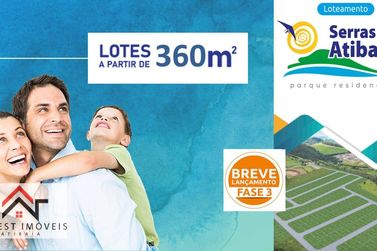 Terreno &agrave; venda - 360m&sup2; - Atibaia Belvedere