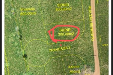Terreno &agrave; venda - 300m&sup2; - BOA VISTA