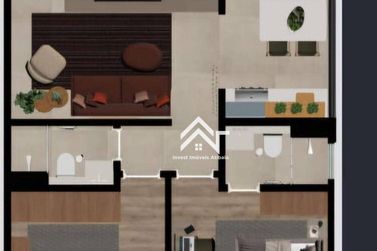 Apartamento &agrave; venda - 64m&sup2; - Centro