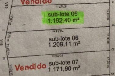 Terreno &agrave; venda - 1192m&sup2; - Est&acirc;ncia Santa Maria do Port&atilde;o