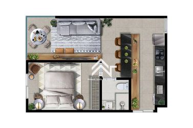 Apartamento &agrave; venda - 43m&sup2; - Atibaia Jardim
