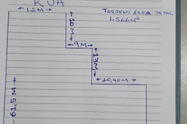 Terreno &agrave; venda - 1566m&sup2; - Centro