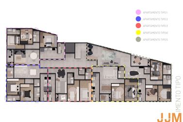 Apartamento &agrave; venda - 68m&sup2; - Centro