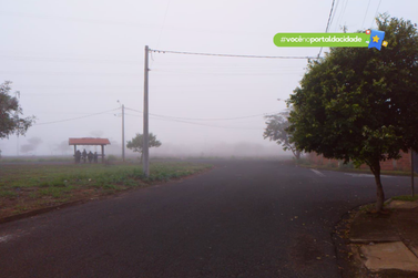 Com 14&deg;C, Bady Bassitt tem amanhecer com neblina e baixa visibilidade nesta quarta-feira